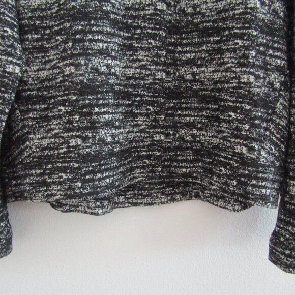 Banana Republic Women's Sweater Large Heather Black Classic Casual Preppy - Picture 3 of 12